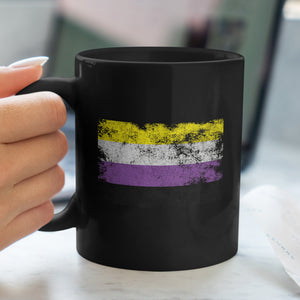 Nonbinary Flag - LGBT+ Mug
