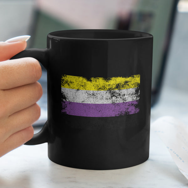 Nonbinary Flag - LGBT+ Mug
