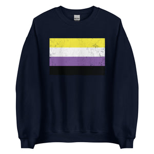 Nonbinary Flag - LGBT+ Sweatshirt