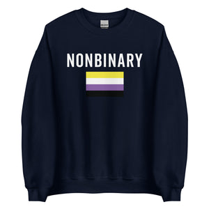 Nonbinary Flag - LGBT+ Sweatshirt