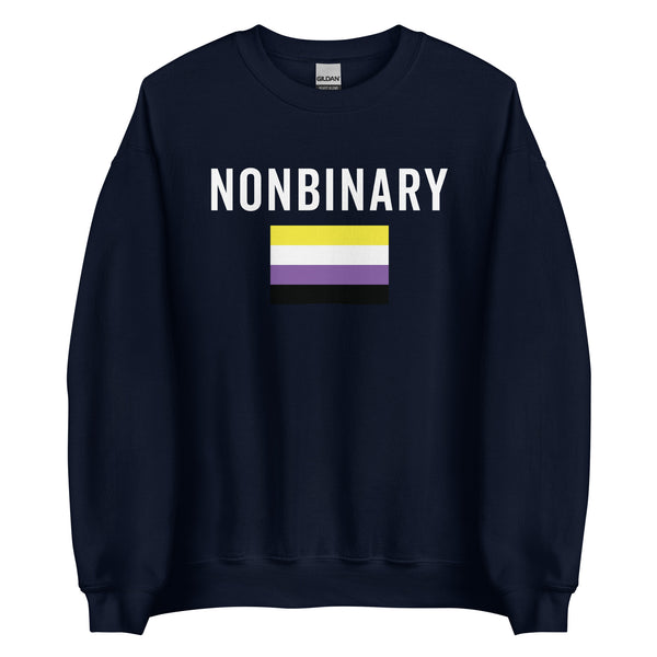 Nonbinary Flag - LGBT+ Sweatshirt