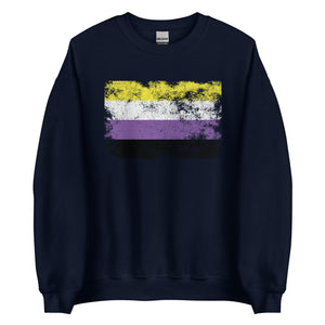 Nonbinary Flag - LGBT+ Sweatshirt