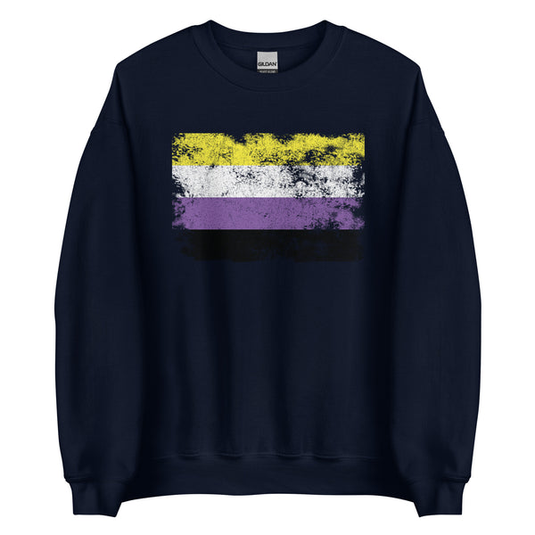 Nonbinary Flag - LGBT+ Sweatshirt