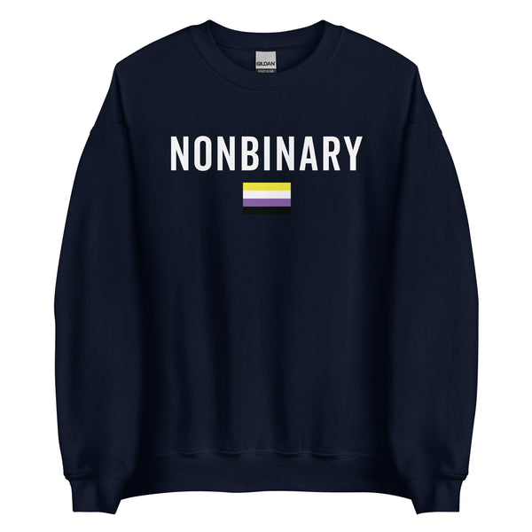 Nonbinary Flag - LGBT+ Sweatshirt