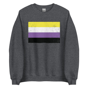Nonbinary Flag - LGBT+ Sweatshirt