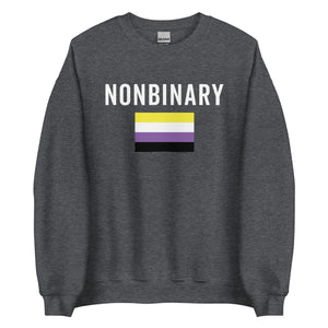 Nonbinary Flag - LGBT+ Sweatshirt