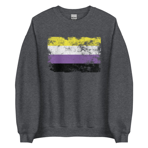 Nonbinary Flag - LGBT+ Sweatshirt