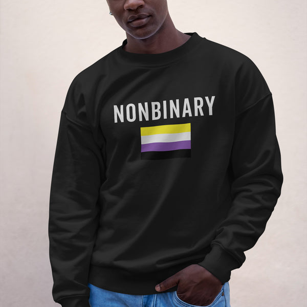 Nonbinary Flag - LGBT+ Sweatshirt