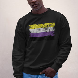 Nonbinary Flag - LGBT+ Sweatshirt