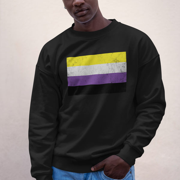 Nonbinary Flag - LGBT+ Sweatshirt