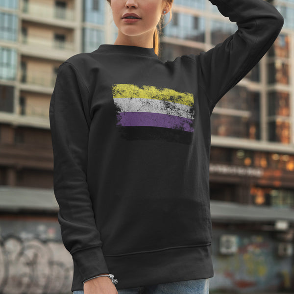 Nonbinary Flag - LGBT+ Sweatshirt
