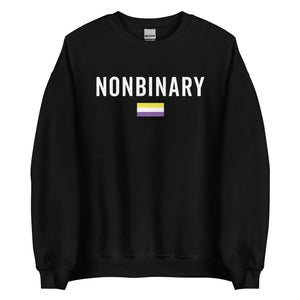 Nonbinary Flag - LGBT+ Sweatshirt