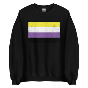 Nonbinary Flag - LGBT+ Sweatshirt