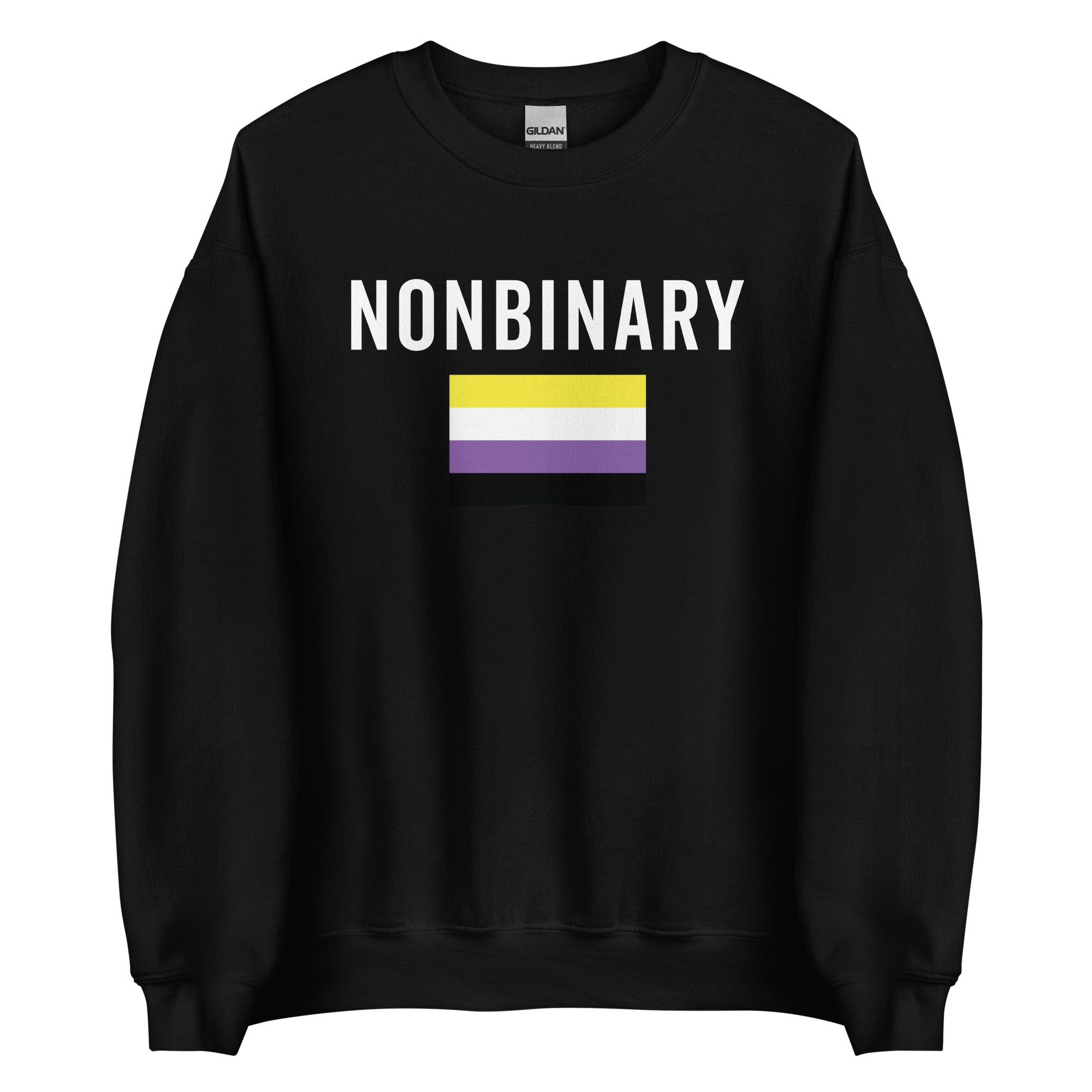 Nonbinary Flag - LGBT+ Sweatshirt