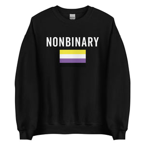 Nonbinary Flag - LGBT+ Sweatshirt