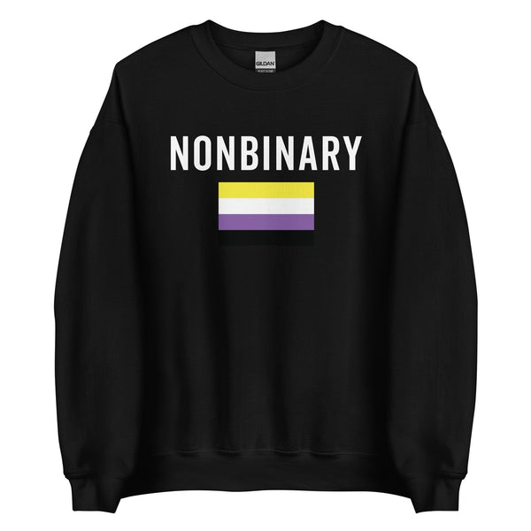 Nonbinary Flag - LGBT+ Sweatshirt