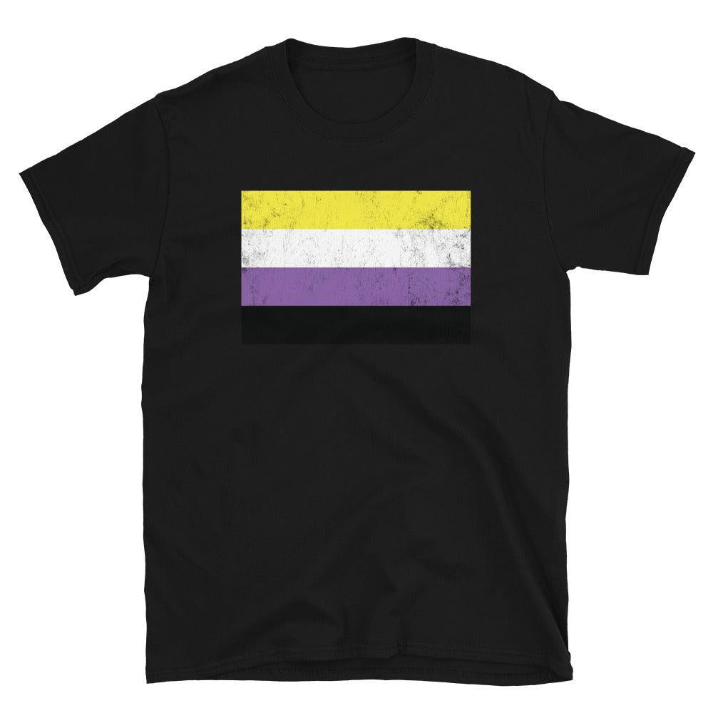 Nonbinary Flag - LGBT+ T-Shirt