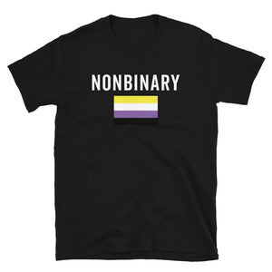 Nonbinary Flag - LGBT+ T-Shirt