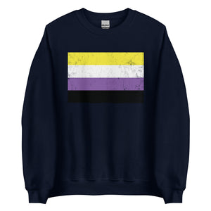 Nonbinary Flag - LGBT+ Sweatshirt
