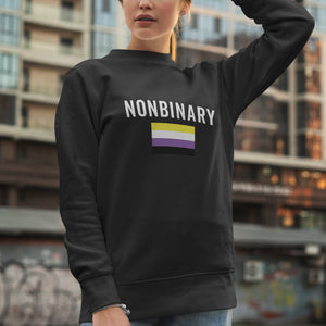 Nonbinary Flag - LGBT+ Sweatshirt