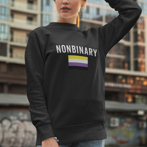 Nonbinary Flag - LGBT+ Sweatshirt