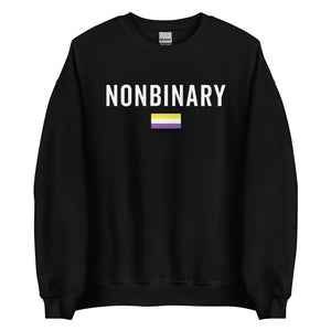Nonbinary Flag - LGBT+ Sweatshirt
