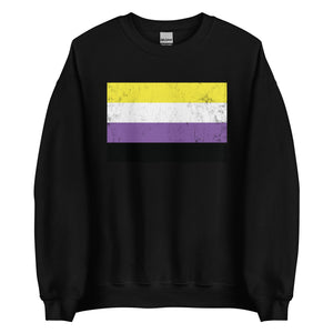 Nonbinary Flag - LGBT+ Sweatshirt
