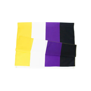 Nonbinary Pride Flag - 90x150cm(3x5ft) - 60x90cm(2x3ft) - LGBTQIA2S+