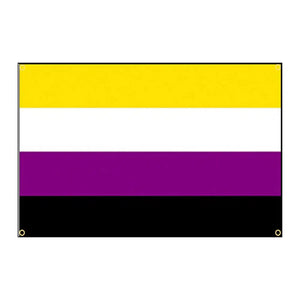 Nonbinary Pride Flag - 90x150cm(3x5ft) - 60x90cm(2x3ft) - LGBTQIA2S+