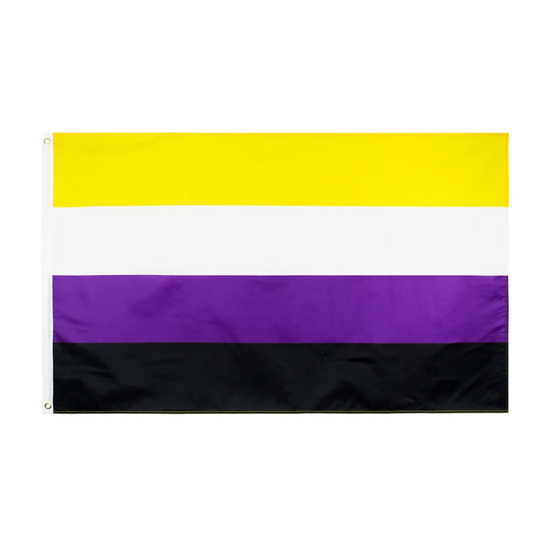 Nonbinary Pride Flag - 90x150cm(3x5ft) - 60x90cm(2x3ft) - LGBTQ+