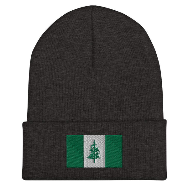 Norfolk Island Flag Beanie - Embroidered Winter Hat