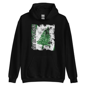 Norfolk Island Flag - Distressed Flag Hoodie