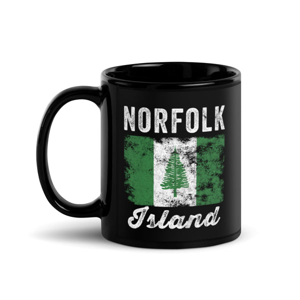 Norfolk Island Flag Distressed Mug