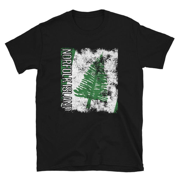 Norfolk Island Flag Distressed T-Shirt