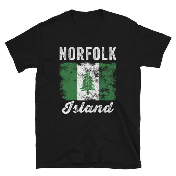 Norfolk Island Flag Distressed T-Shirt