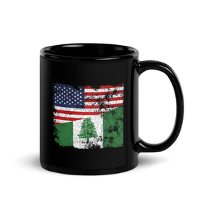 Norfolk Island USA Flag Mug