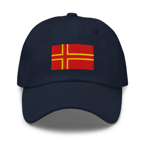 Normandy Saint Olaf Cross Flag Cap - Adjustable Embroidered Dad Hat