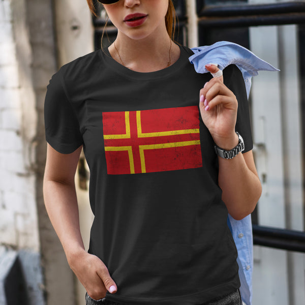 Normandy Saint Olaf Cross Flag T-Shirt