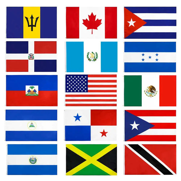 North American Flags - 90x150cm(3x5ft) - 60x90cm(2x3ft)