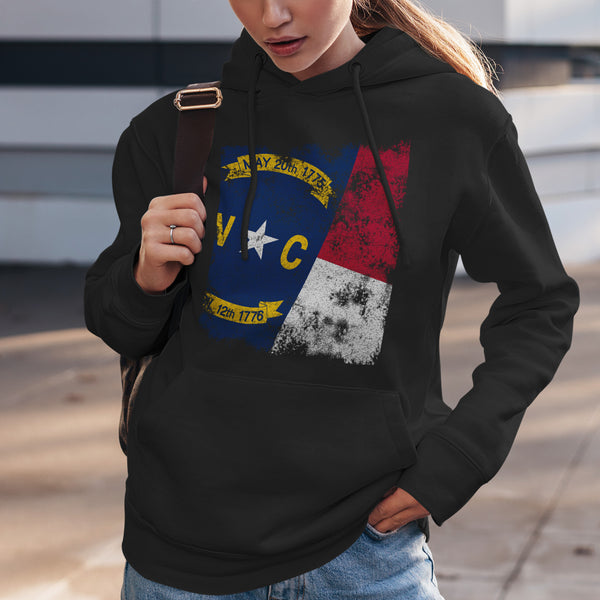 North Carolina State Flag Hoodie