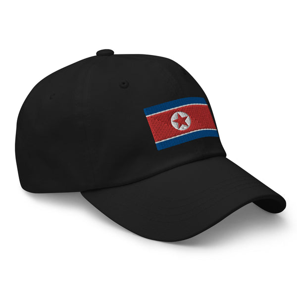 North Korea Flag Cap - Adjustable Embroidered Dad Hat