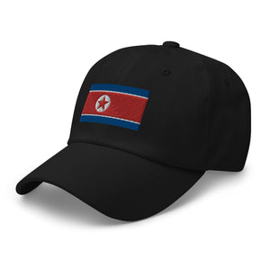 North Korea Flag Cap - Adjustable Embroidered Dad Hat