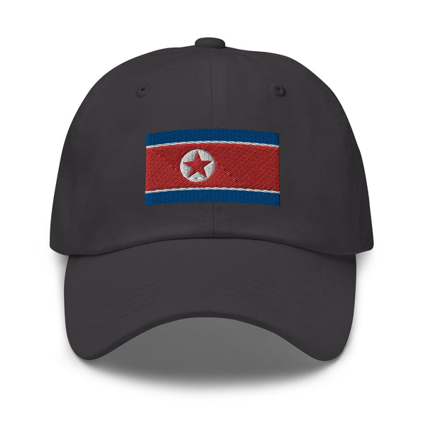 North Korea Flag Cap - Adjustable Embroidered Dad Hat