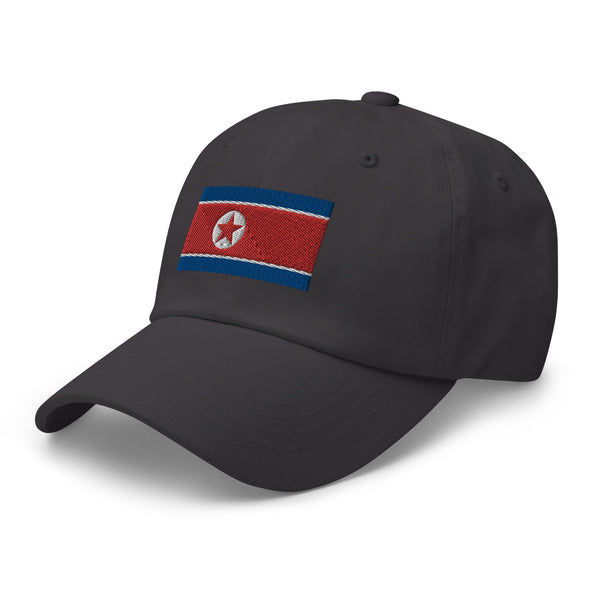 North Korea Flag Cap - Adjustable Embroidered Dad Hat