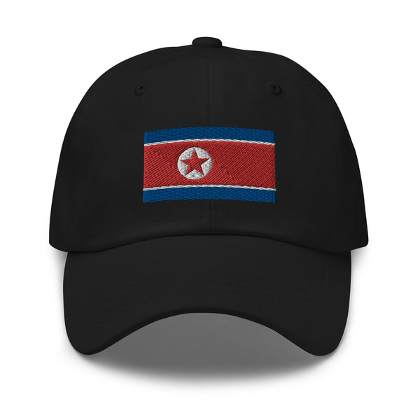 North Korea Flag Cap - Adjustable Embroidered Dad Hat