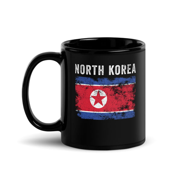 North Korea Flag Distressed Mug