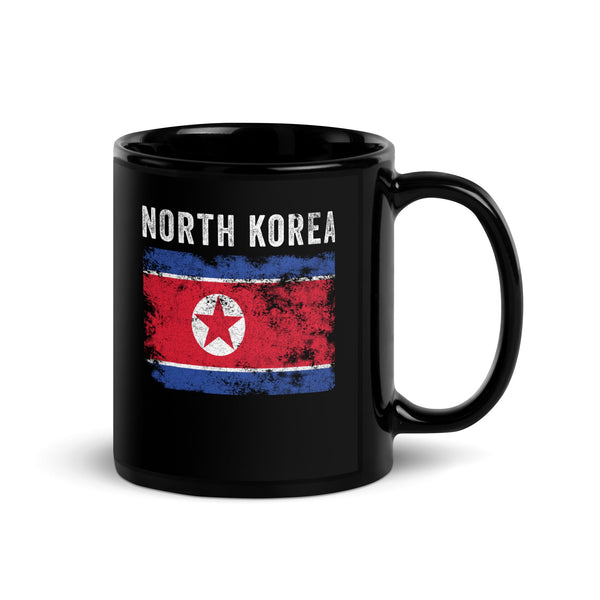 North Korea Flag Distressed Mug