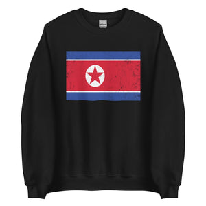 North Korea Flag Sweatshirt