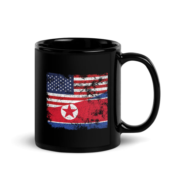 North Korea USA Flag Mug