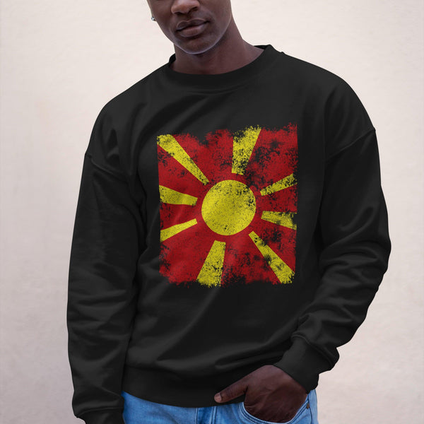 North Macedonia Flag Sweatshirt